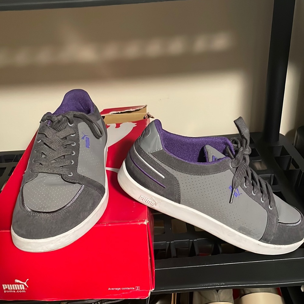 PUMA Trip Double Low Suede Casual Sneakers